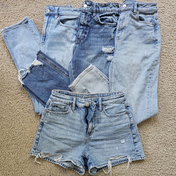 American Eagle Outfitters Denim - American Eagle Flying Monkey mom straight jeans denim shorts distressed 0 / 25